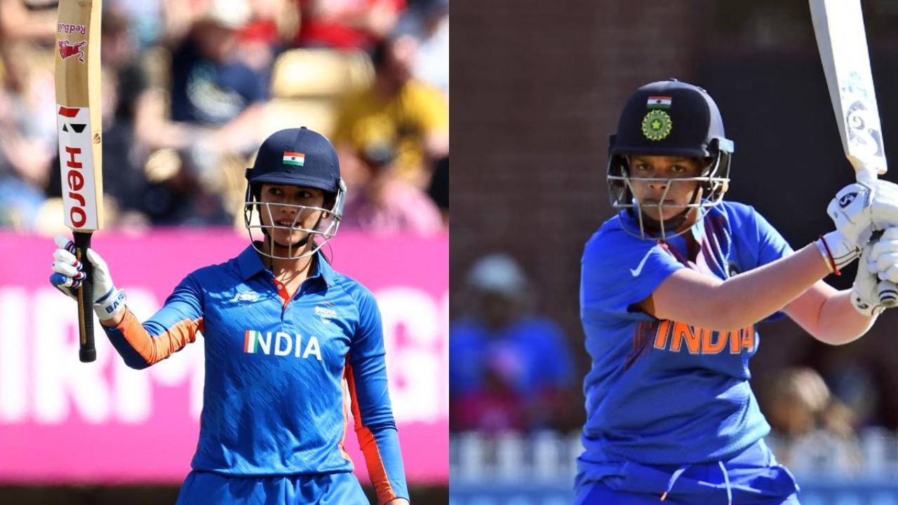 Smriti Mandhana, Shafali Verma (Pic Courtesy: AFP)