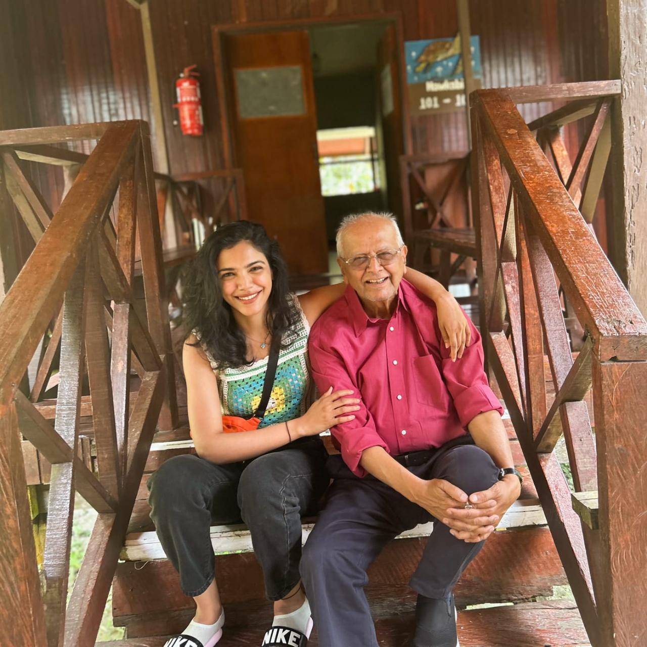 Shriya and her mom surprised her 'ajoba' in the middle of a rainforest and are now exploring the picturesque Kinabtangan Rainforest in Sandakan . On the work front, Shriya has some exciting films lined up and will also start the shoot for season 2 for 'The Broken News' and 'Guilty Minds'