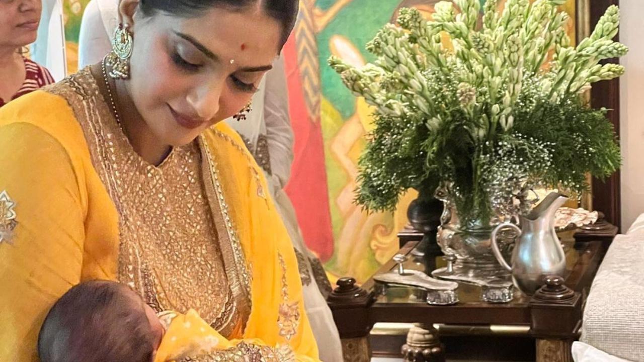 Anand Ahuja pens sweet note for 'full time mom' Sonam Kapoor on Mother's Day