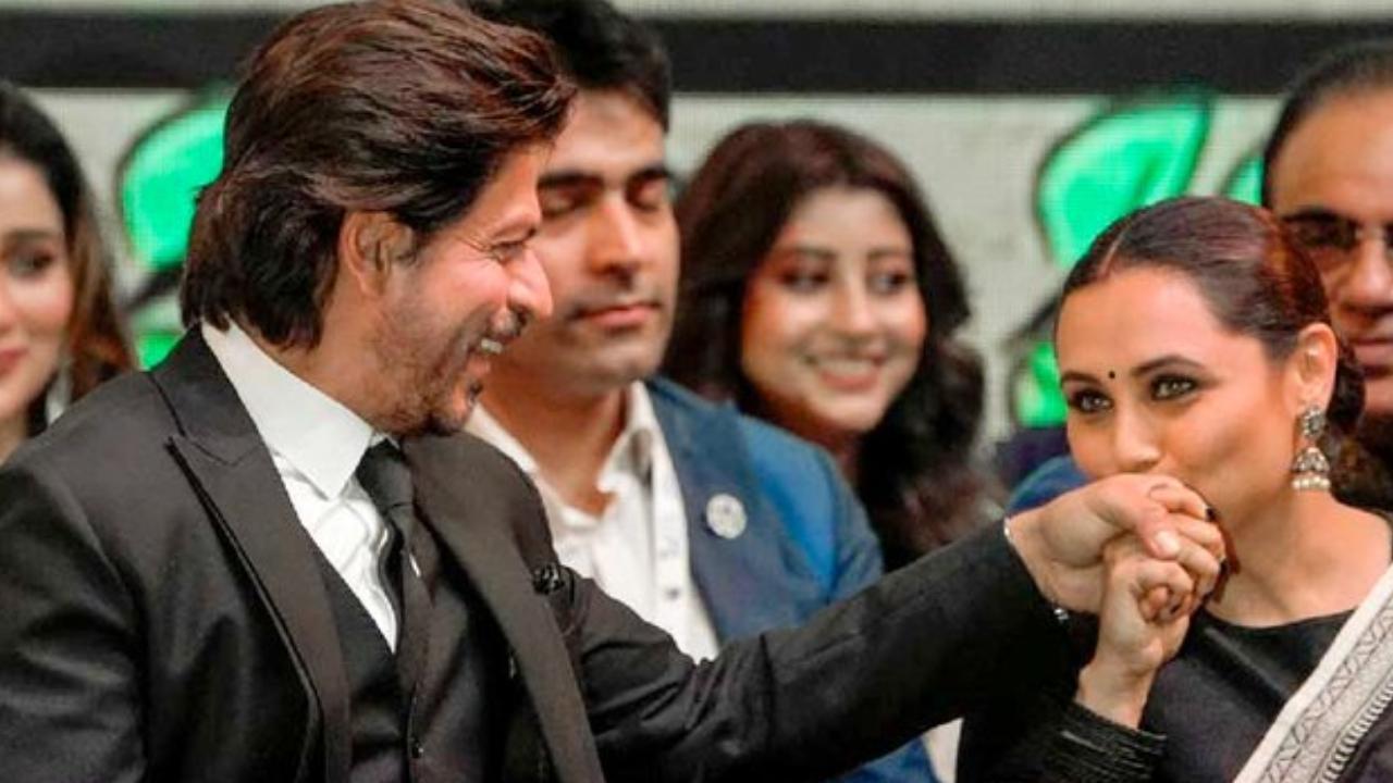 SRK lovingly calls Rani Mukerji as ‘My Rani’ as he reviews ‘Mrs. Chatterjee...'