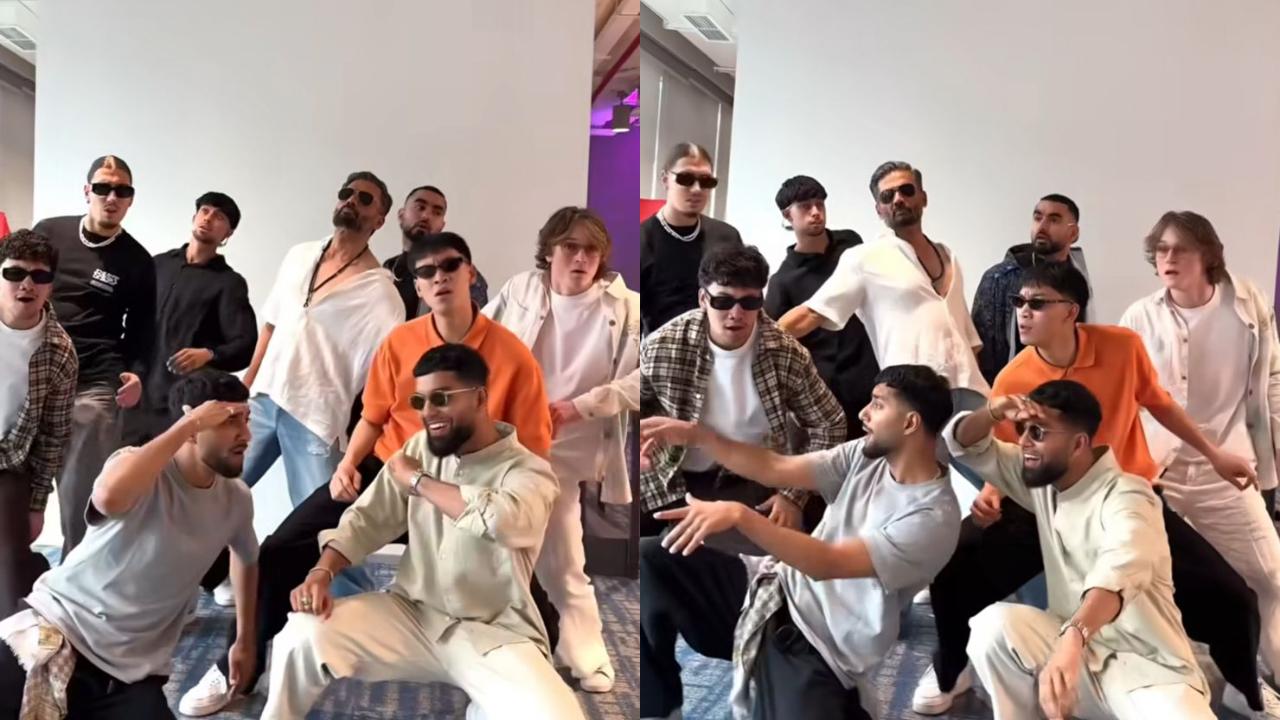 A video of Suniel Shetty shaking a leg with a Norwegian dance group called Quick Style on the Bollywood actor's song 'Aankhon Mein Base Ho Tum' is doing the rounds on social media. Read full story here