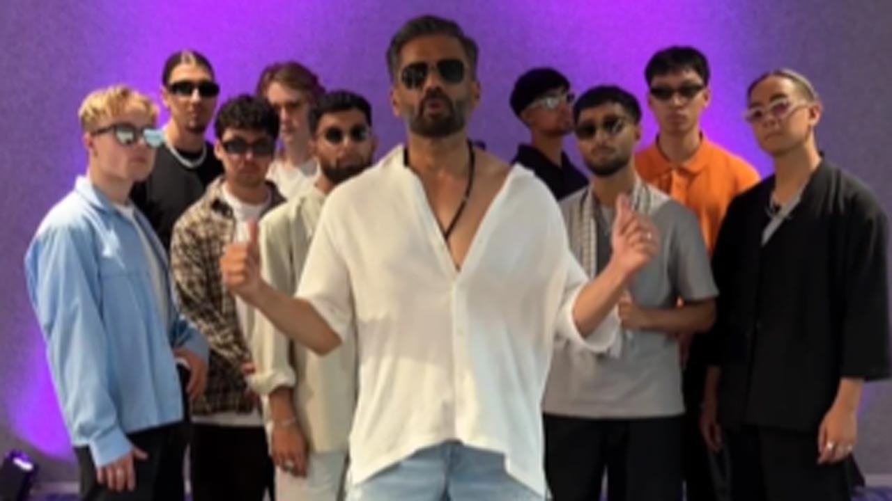 Suniel Shetty promotes 'Hunter' in a cool video featuring Quick Style, Watch!