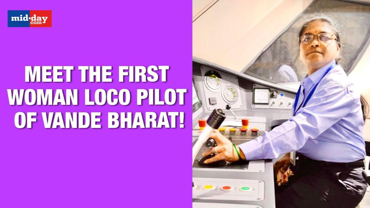 Surekha Yadav Becomes The First Woman Loco Pilto To Drive Vande Bharat