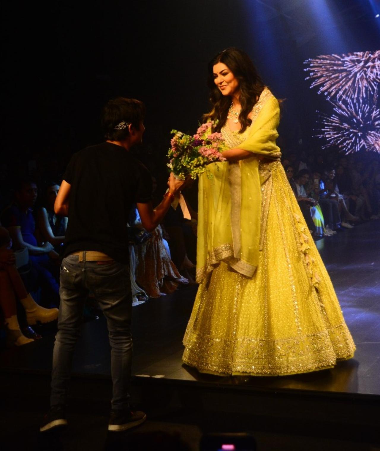 On resuming work days after recovering from heart attack, Sushmita took to Instagram and wrote, 