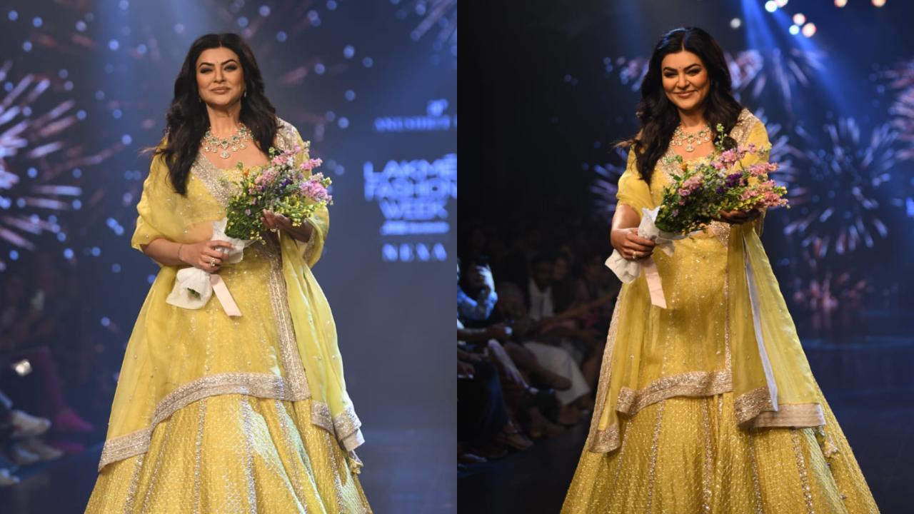 Sushmita Sen turns showstopper at Lakme Fashion Week after suffering heart attack; calls it a walk to remember