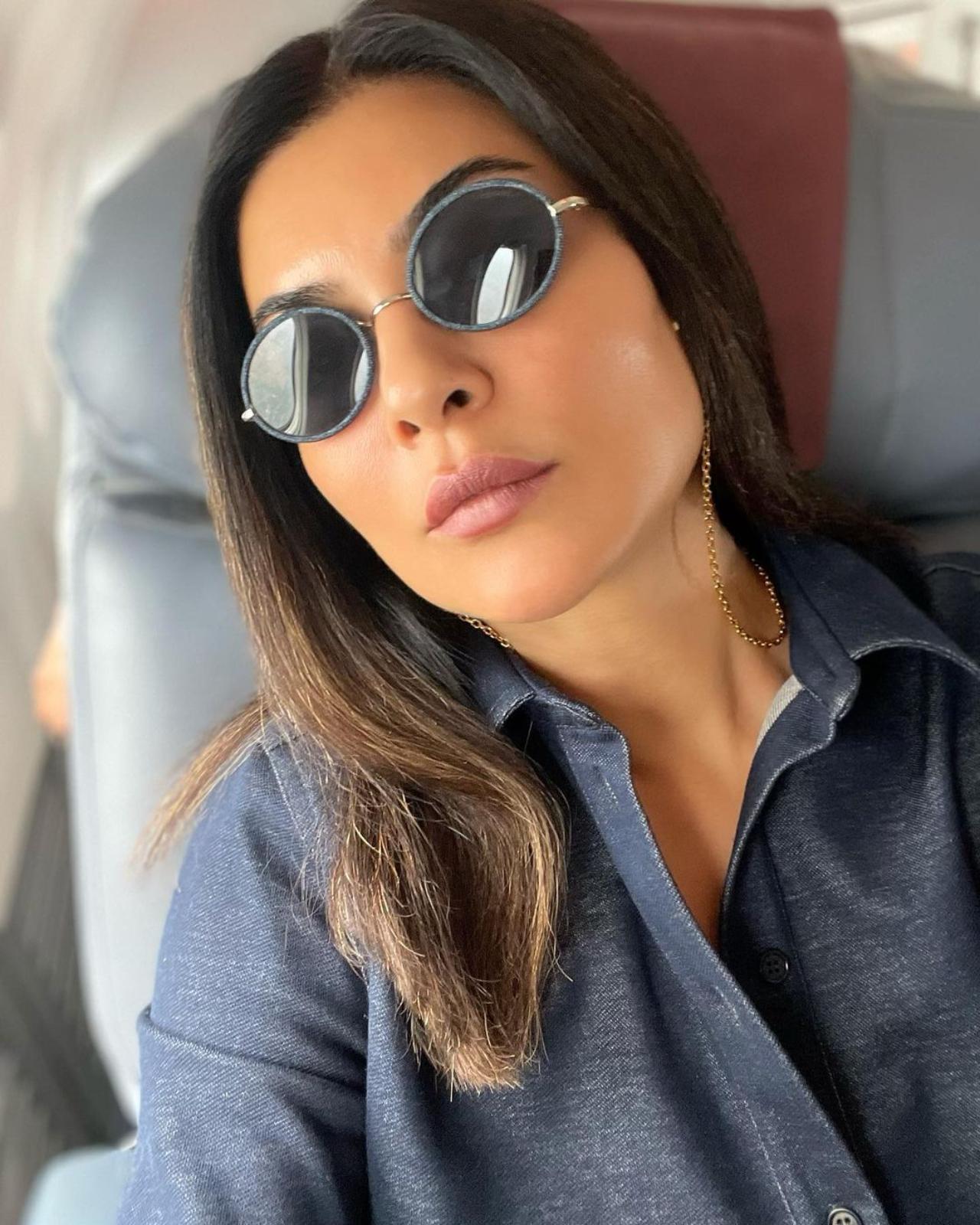 Enjoying the journey
Sushmita Sen might have had thousands of plane rides in her life, but she has renewed enthusiasm for every journey. 