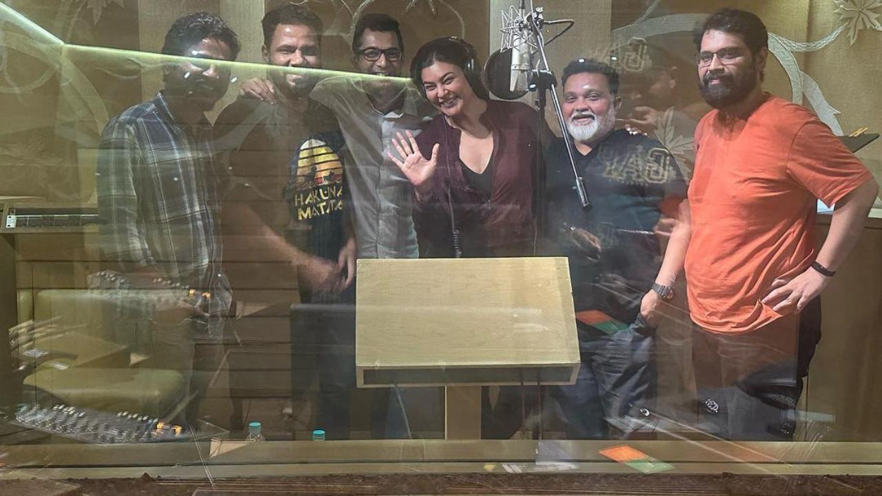 Sushmita Sen wraps up dubbing of upcoming series 'Taali'