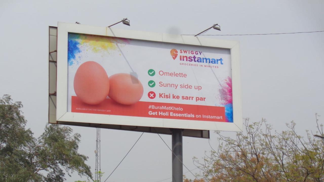 Swiggy embroils in ‘controversy’ over Holi billboard