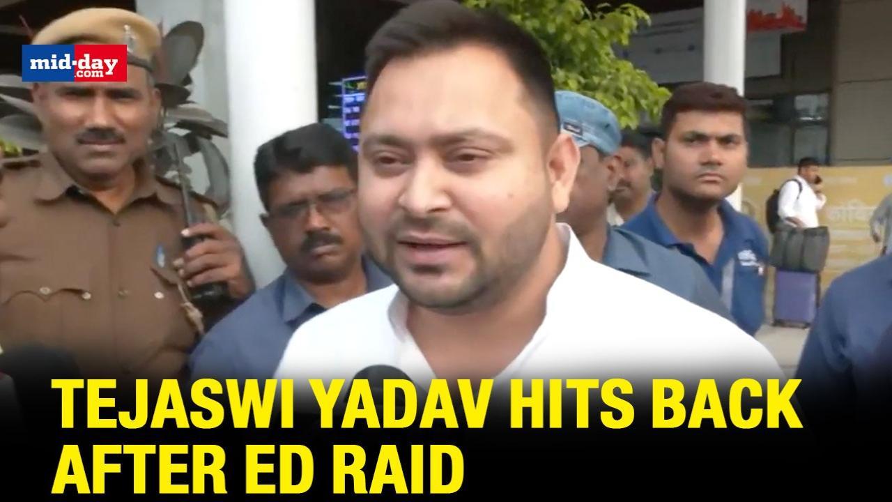 This Is How Tejashwi Yadav Reacted After ED Raid In Land For Job Scam