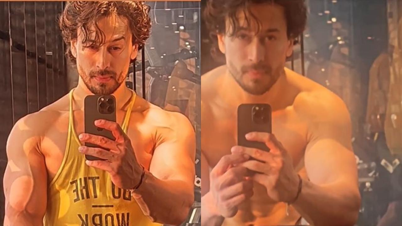 Tiger Shroff flaunts his 'post-cake' physique in latest video, check it out