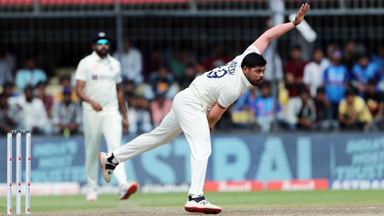 Pacer Umesh Yadav takes three on spin-friendly track, India bowl out Australia for 197
