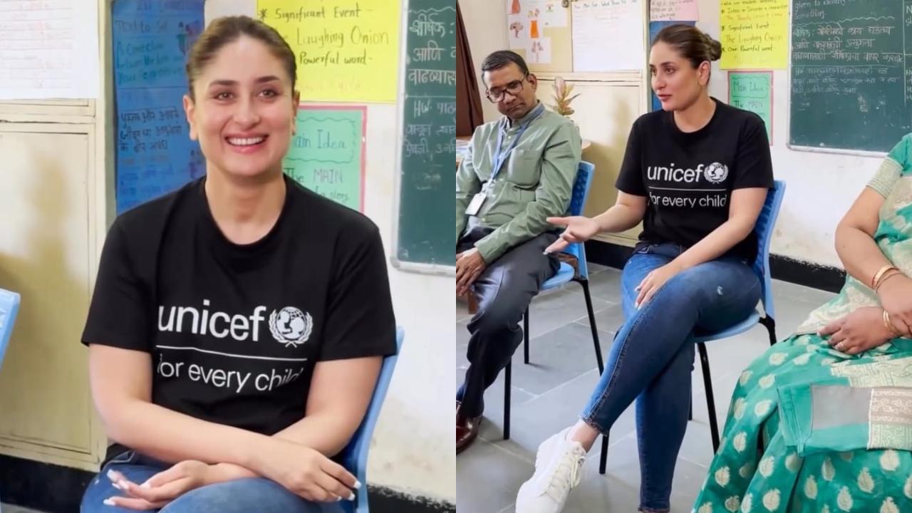 Kareena Kapoor Khan joins UNICEF in promoting education in Mumbai schools