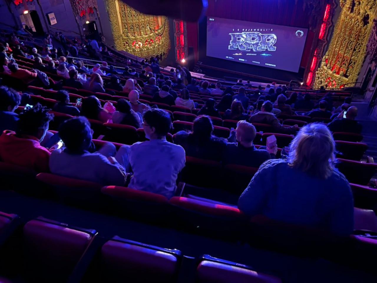 The screening was held days before the 95th Academy Awards where RRR has been nominated under the 'Best Song' category for the much-loved 'Naatu Naatu'. Earlier this year the song won the Golden Globe Award. At the screening in LA, fans were seen cheering and hooting when the song was played 
