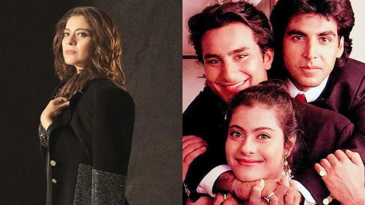 Kajol treated her fans and followers with an old and unseen photo of her, Saif Ali Khan and Akshay Kumar as their 1994 romantic drama, 'Yeh Dillagi' clocked 29 years today. Read full story here
