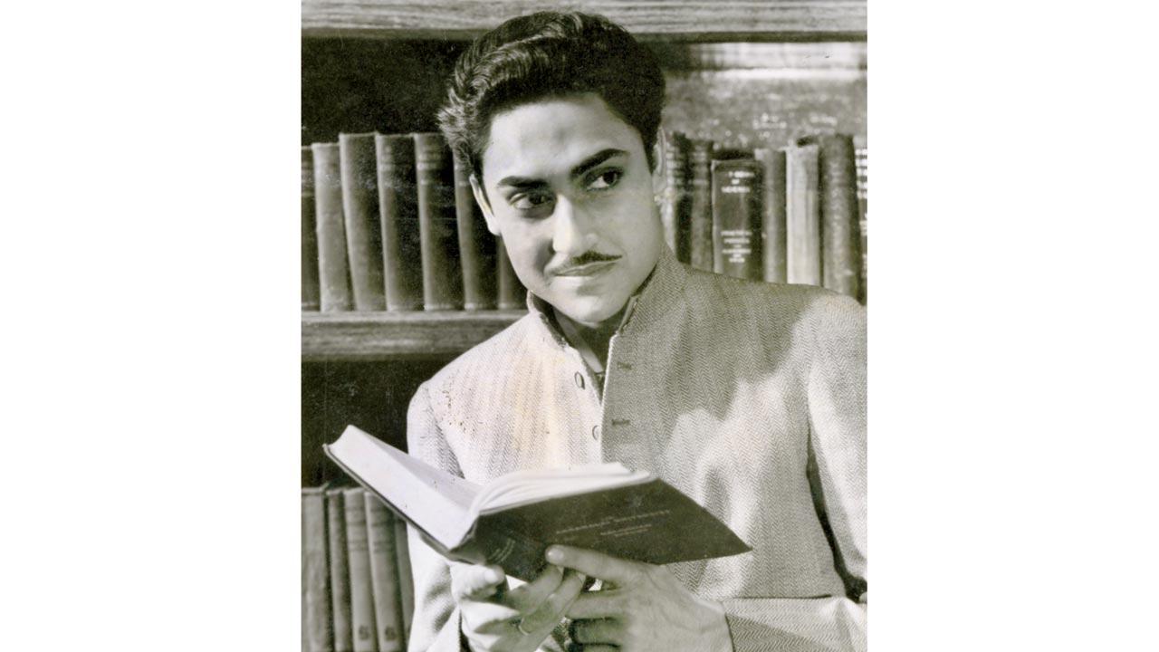 Ashok Kumar in a publicity still for Nirmala (d. Franz Osten, p. Bombay Talkies, 1938)