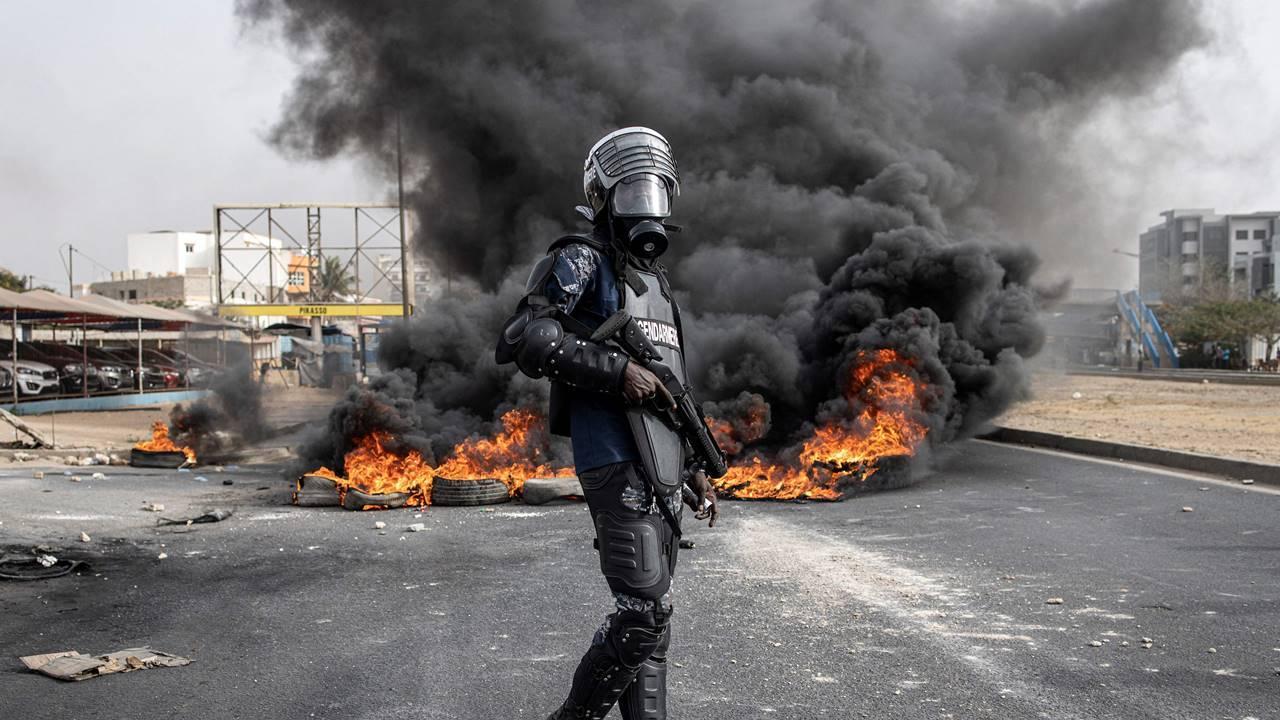 In photos: Senegal unrest flares over opposition leader's arrest