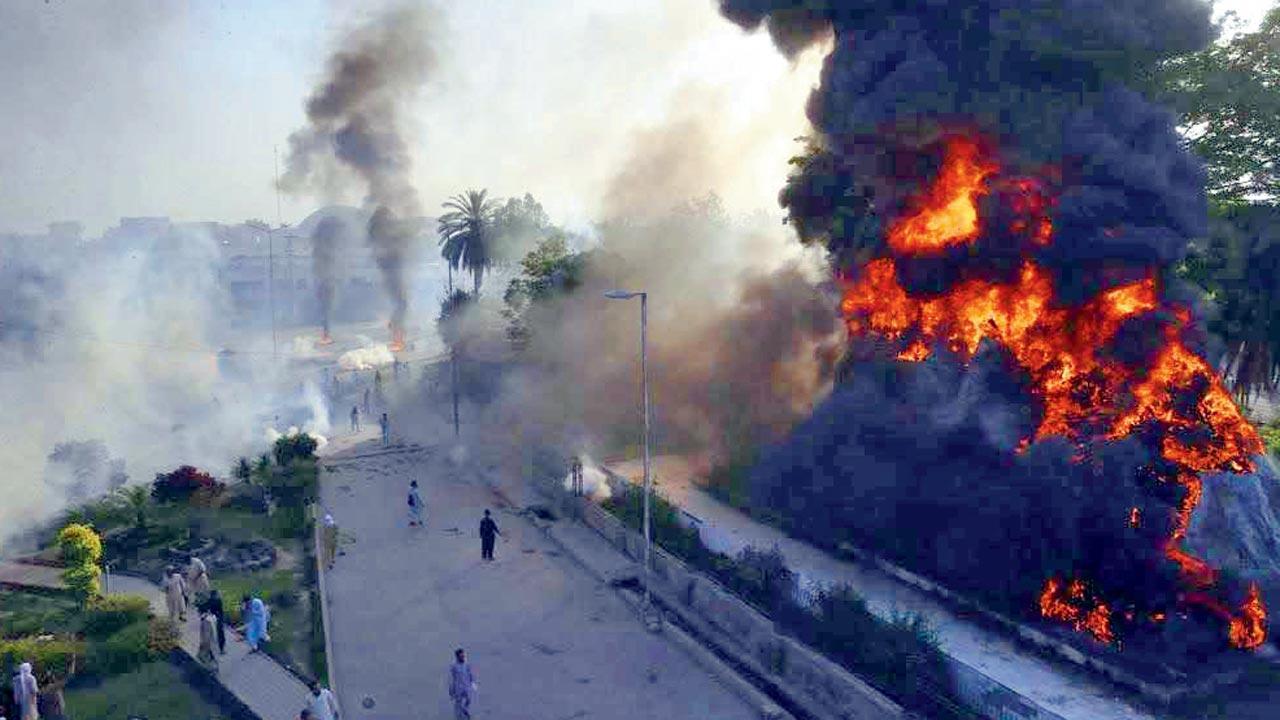 Army warns Imran supporters of action against vandalism