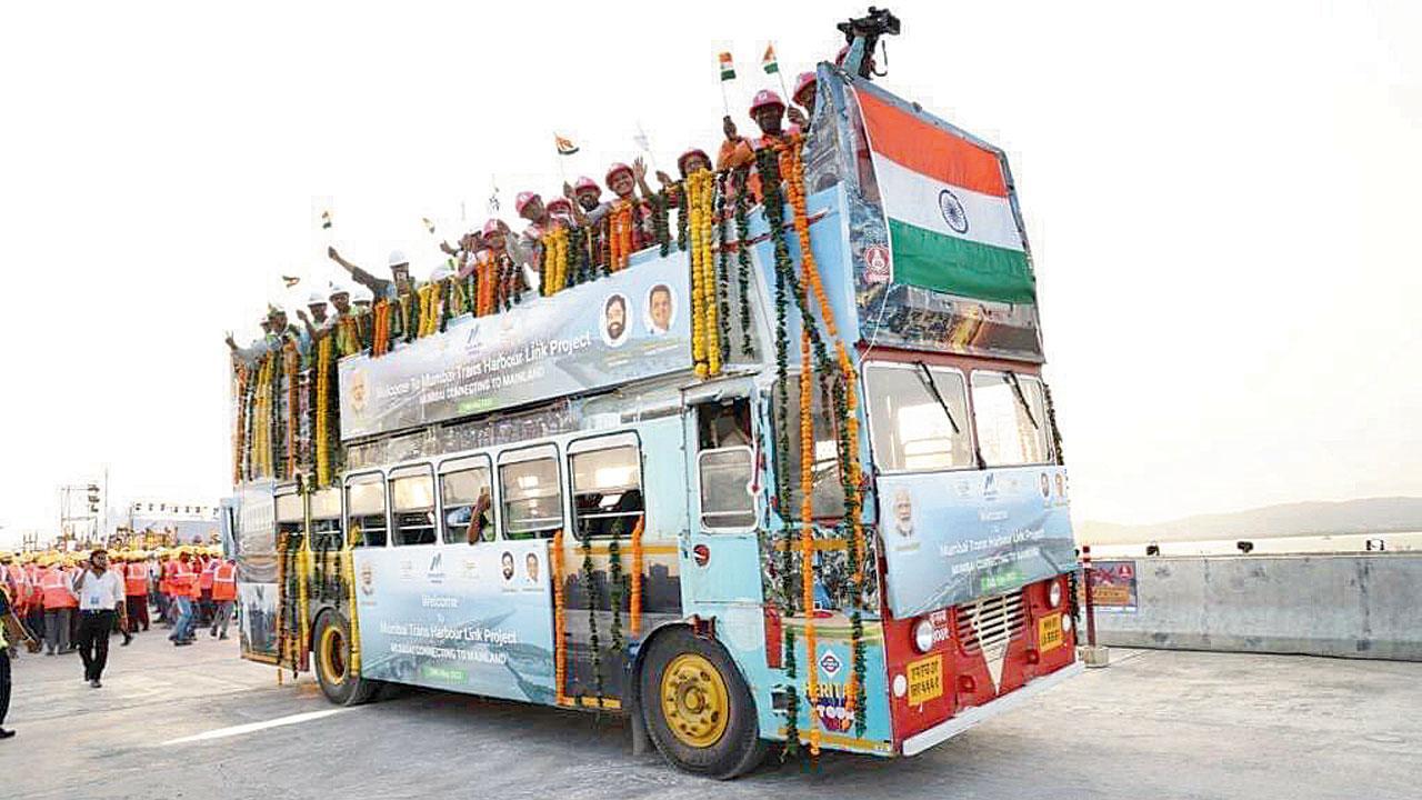 Mumbai: Heritage double-decker BEST bus makes history