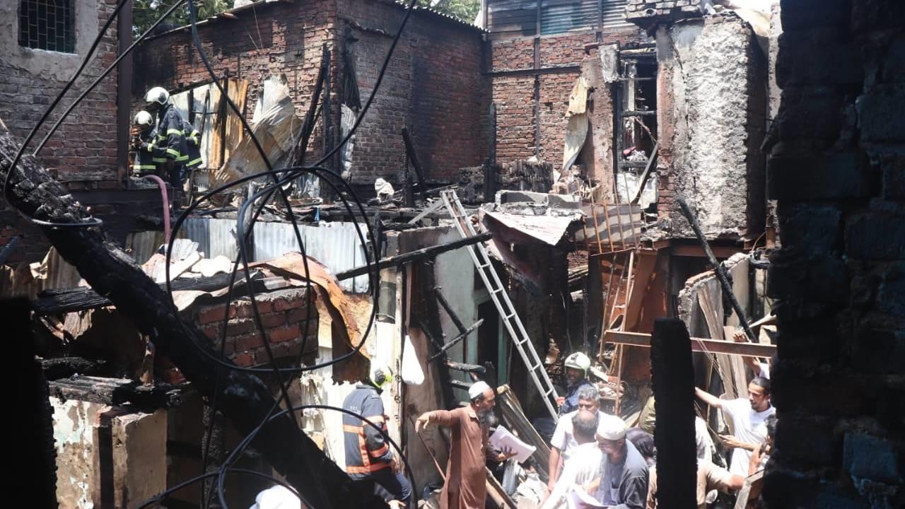 At least eight fire engines, seven water tankers and several other fire fighting equipment were rushed to the spot and the blaze was doused by 8 am, he said.