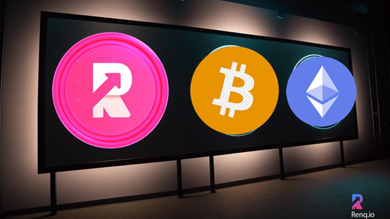 3 safe cryptos that will give 10x gains: Bitcoin (BTC), Ethereum (ETH), RenQ Finance (RENQ)