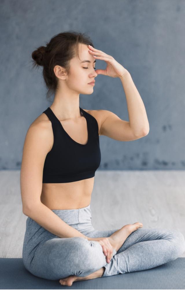 It helps you breathe slower and deeper. This exercise may improve asthma symptoms and reduce the need for medication
