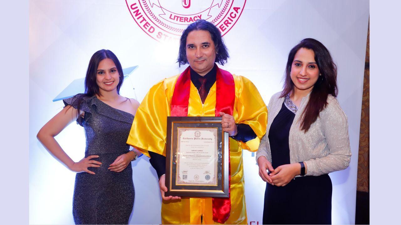 California Public University bestows dynamic entrepreneur Sanjay Labroo with