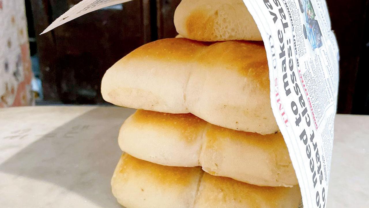 The pav from a local bakery hints at Colaba’s earliest breadmakers