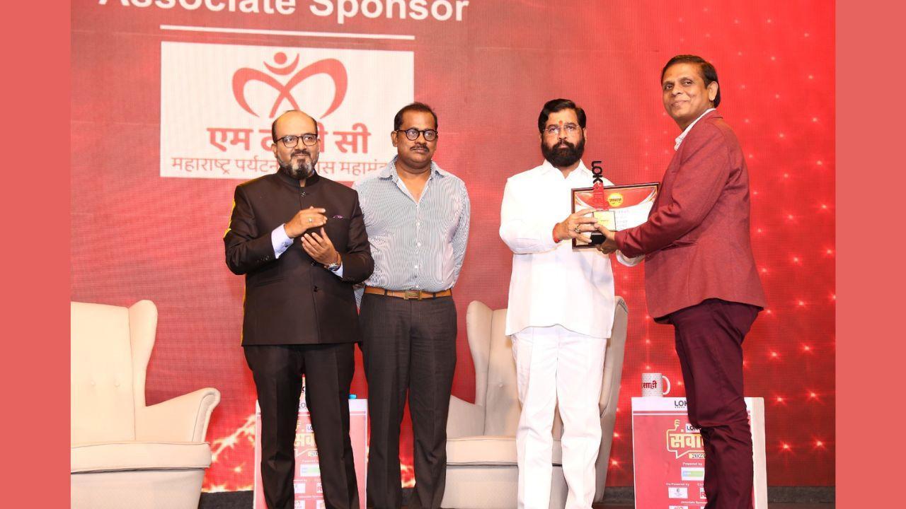 Dipankar Group's CMD Suryaji Kamble bags Lokshahi Samwad award from Maharashtra CM Eknath Shinde  