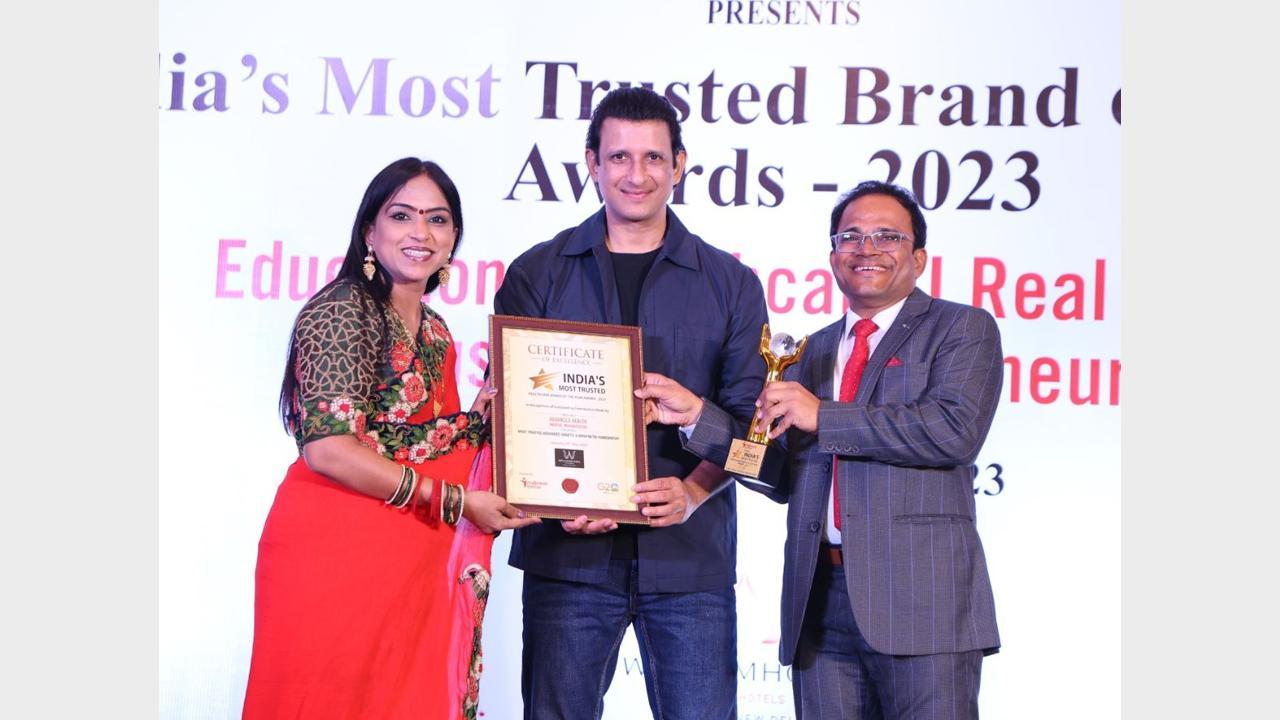 Dr Ravi Vairagade's ADVANCED HEALTH bags prestigious 