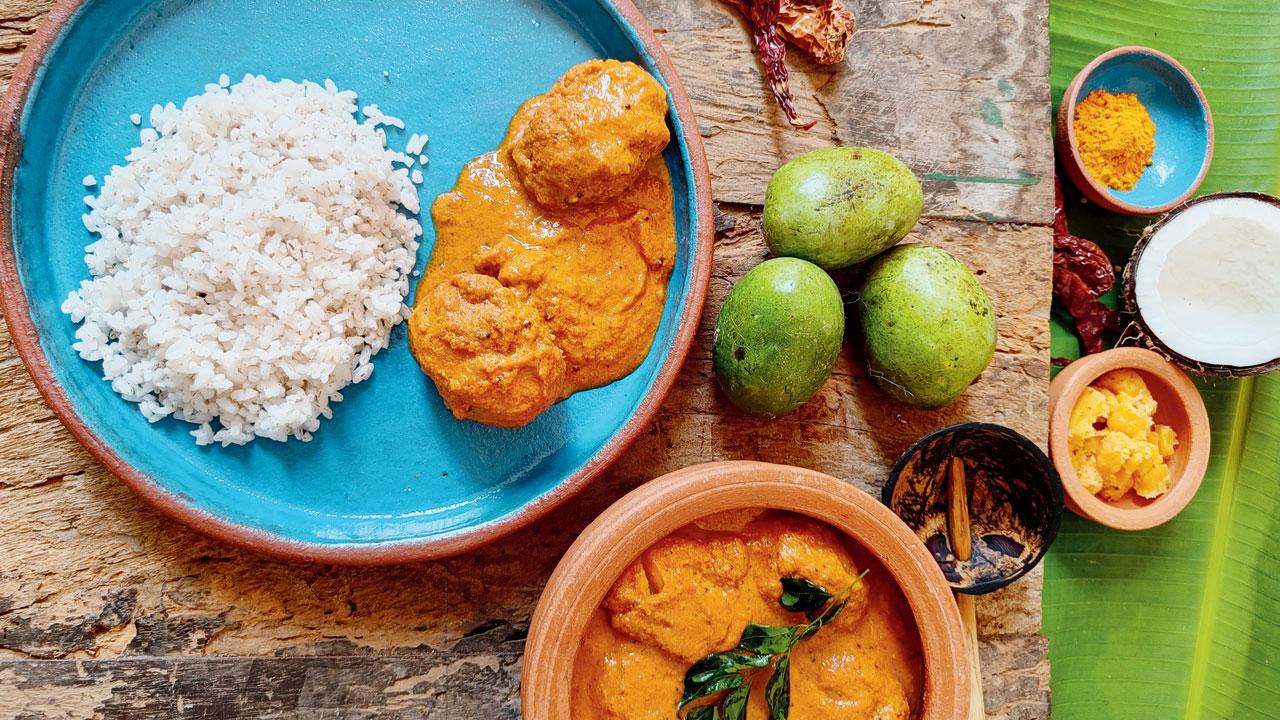 Ghonta sansav is a sattvic dish from the Goan Hindu cuisine 