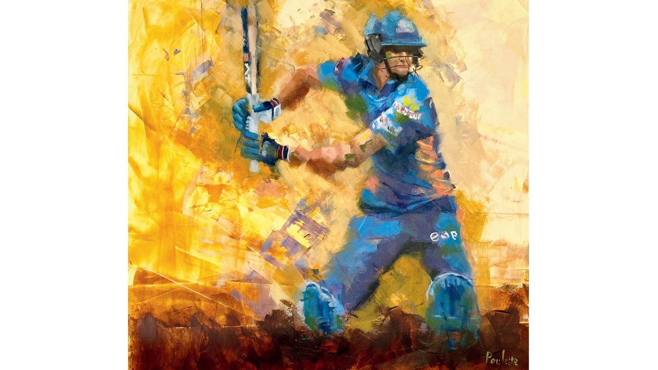 This artist's journey drove her from studio to International Cricket Council
