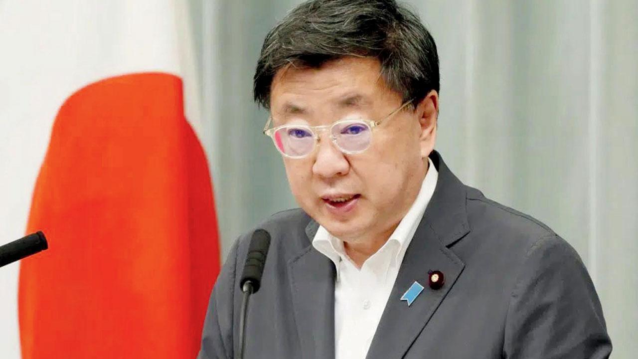 Japanese Cabinet Secretary Hirokazu Matsuno. Pic/AP