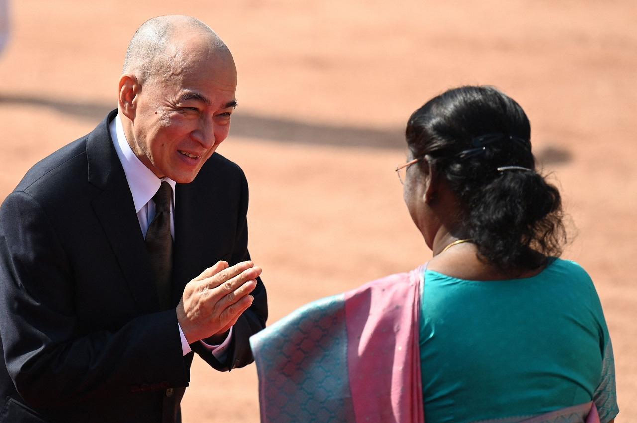 Cambodian King met President Droupadi Murmu, Prime Minister Narendra Modi and other officials at the Rashtrapati Bhavan. King Norodom Sihamoni is on his maiden three-day official visit to India