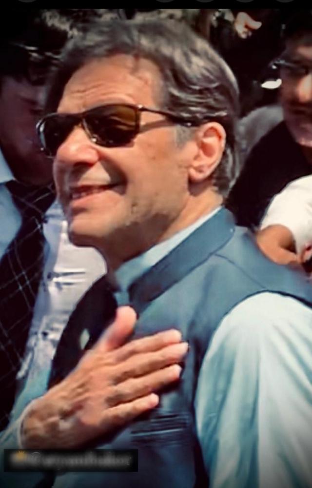Imran Khan back at Lahore residence