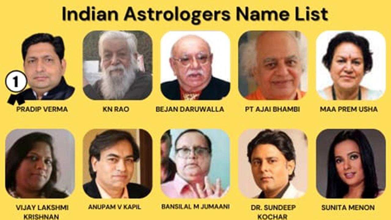 Indian Astrologer Name List