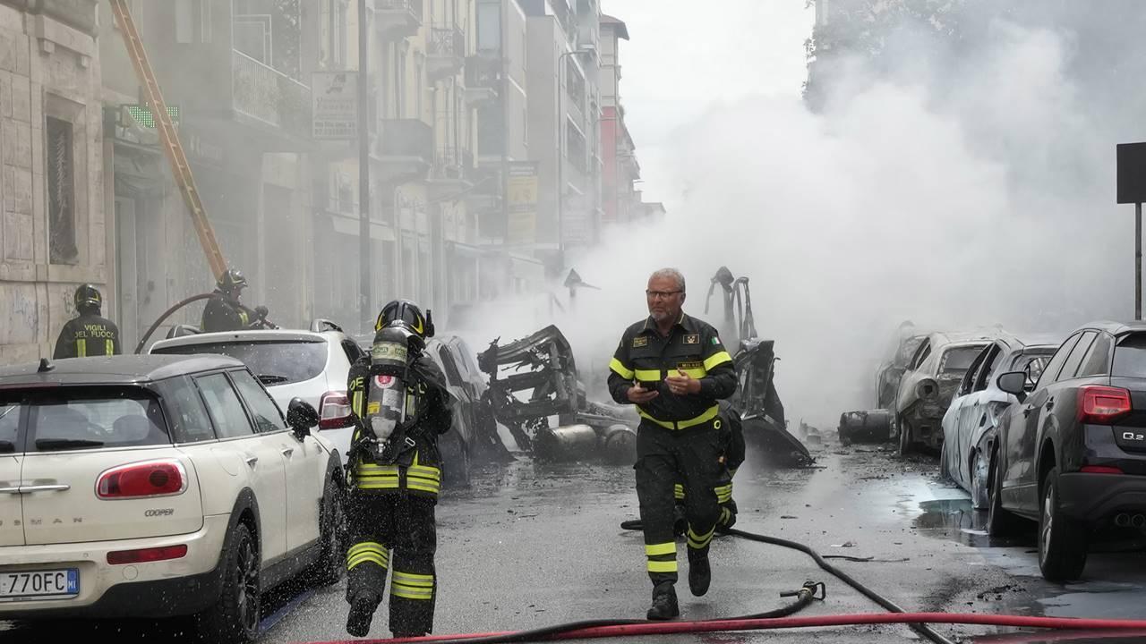 Italy: Van explodes in central Milan; one injured
