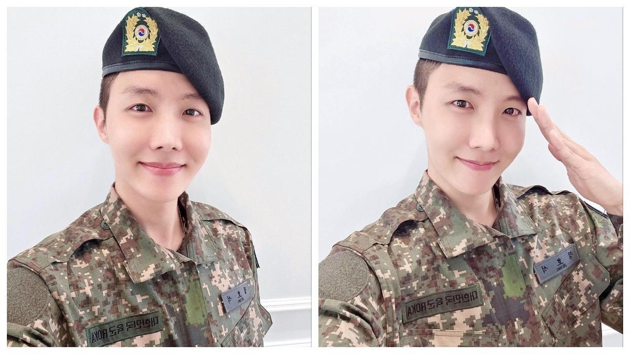 BTS: J-Hope shares new pics in uniform as he completes military training, RM cheers for him