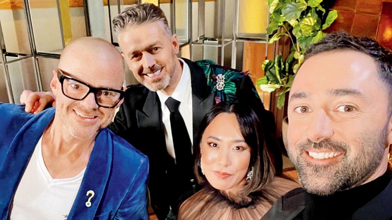 Heston Blumenthal, Zonfrillo, Melissa Leong and Andy Allen. Pics/Instagram