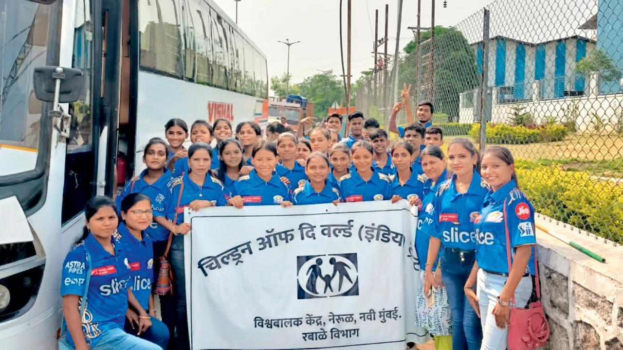 Kids' day out at Wankhede's Sunil Gavaskar Stand