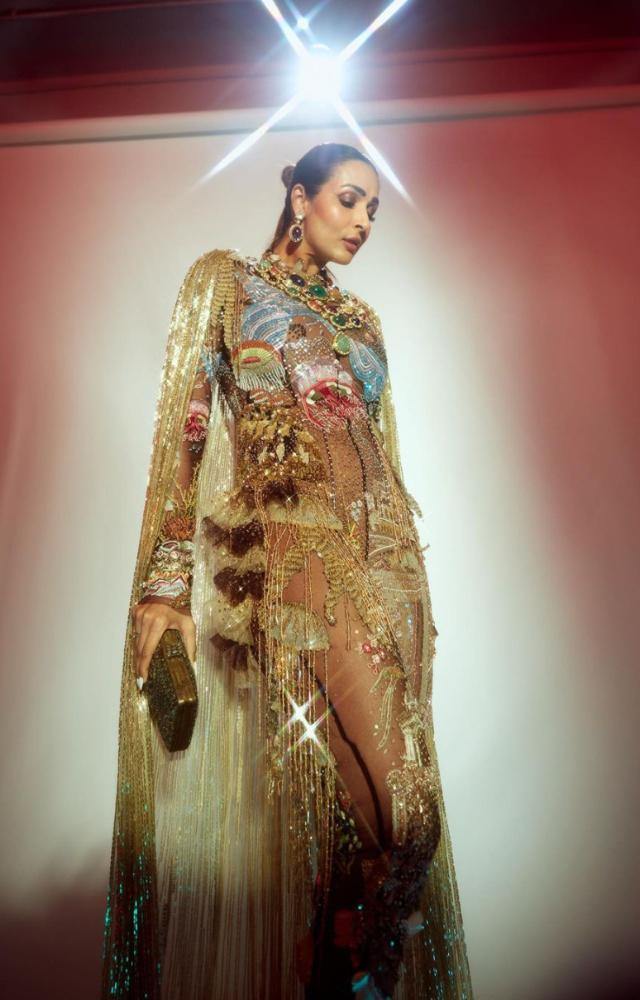 Malaika Arora-inspired glittery outfits