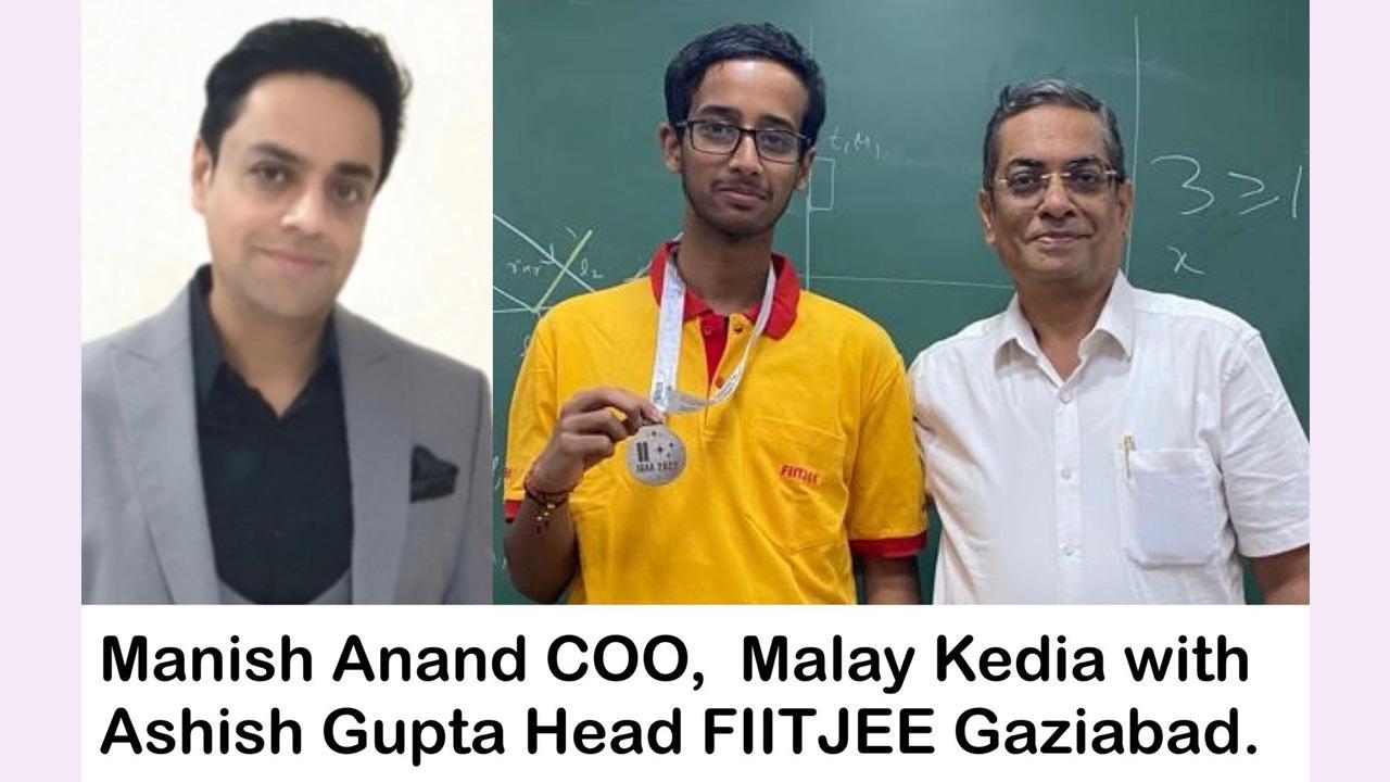 Is JEE Main 2023 AIR -4 Malay Kedia a FIITJEE student? Here's what FIITJEE has to say….