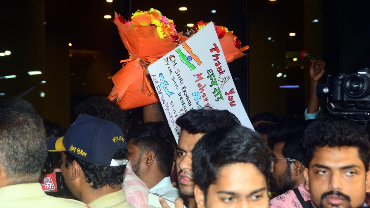 Maharashtra Chief Minister Eknath Shinde had on Sunday announced that the state government had decided to send a special flight for students from the state who had been stuck in the violence-hit Manipur