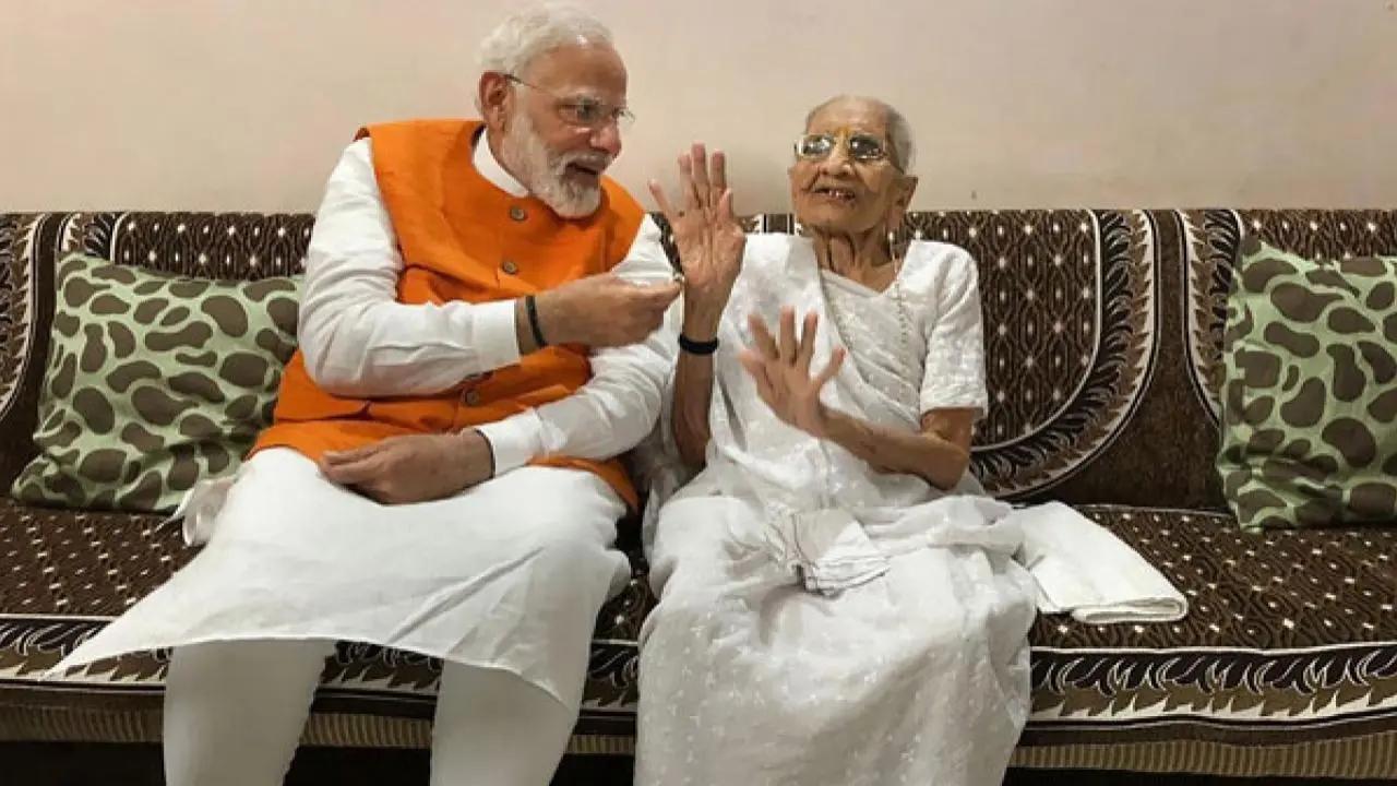 Prime Minister Narendra Modi's mother Hiraben Modi played a crucial role in his upbringing. He always visited his nonagenarian mother Hiraben before any special occasion including casting his vote, after winning elections. Hiraben passed away at a hospital in Ahmedabad on December 30, 2022. Before the 2019 Lok Sabha election, in an interview, PM Modi explained why his mother did not live with him. PM Modi said, 