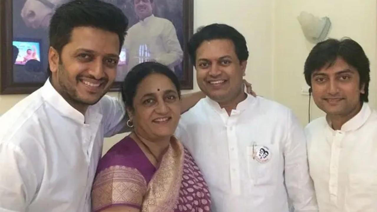 Eldest son of former Maharashtra chief minister Vilasrao Deshmukh, MLA Amit Deshmukh always had the support of his mother Vaishali Deshmukh, and his younger brothers. The Congress leader and former state cabinet minister once posted on his Instagram page saying that his mother has been his 'inspiration for life'