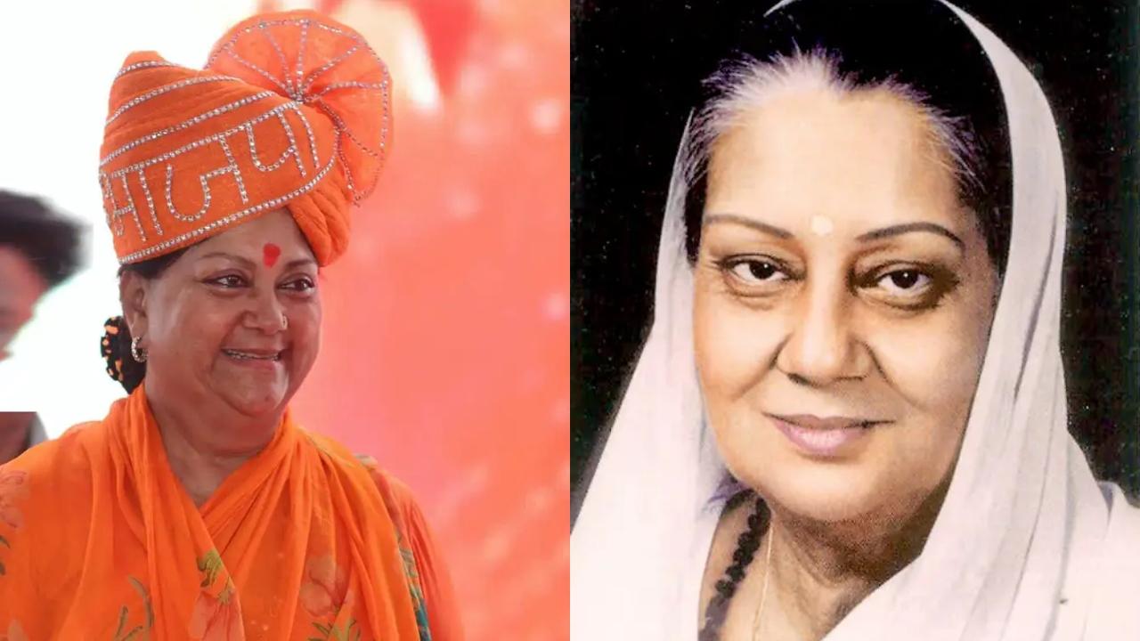 Vasundhara Raje and her mother late Vijaya Raje Scindia have been prominent female politicians who have made important contributions to Indian politics. Former CM Vasundhara Raje is a member of the Bharatiya Janata Party. She served as Rajasthan CM  from 2013 to 2018. She is also a former Member of Parliament and has held various ministerial positions. Vasundhara's mother Vijaya Raje Scindia, was a prominent leader of the Indian National Congress and later joined the Bharatiya Janata Party Scindia was known for her efforts to promote women's rights, Scindia is known popularly as the Rajmata of Gwalior in India. Vijaya Raje Scindia died on January 25, 2001