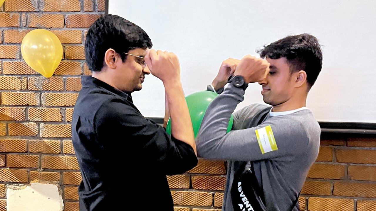 Participants engage in fun activities at the fest