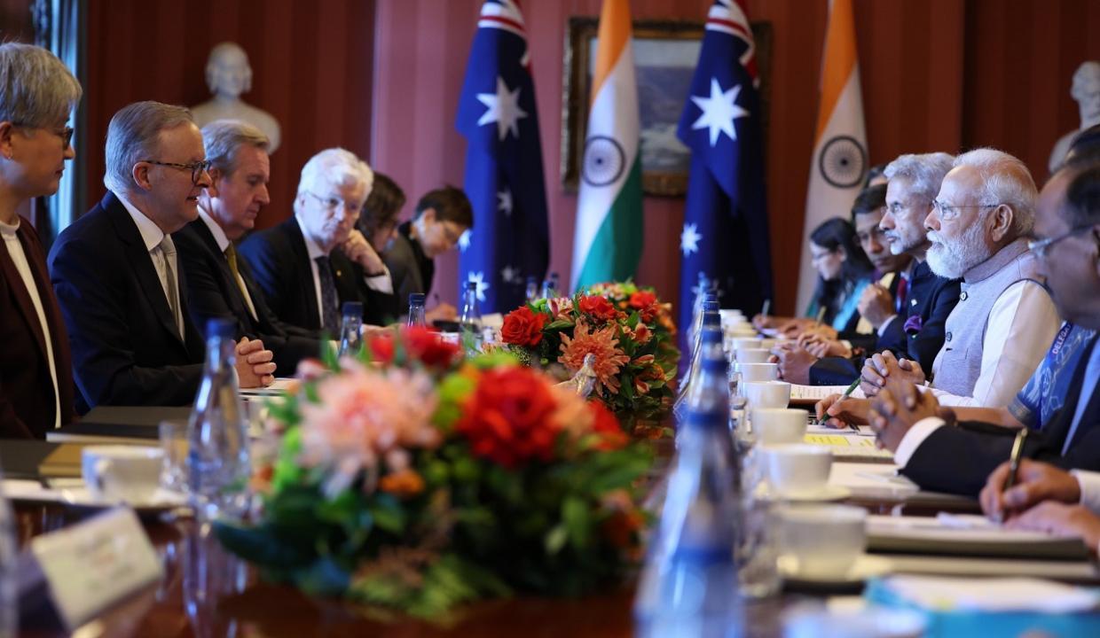 In Photos: PM Modi holds bilateral meeting with Australian counterpart