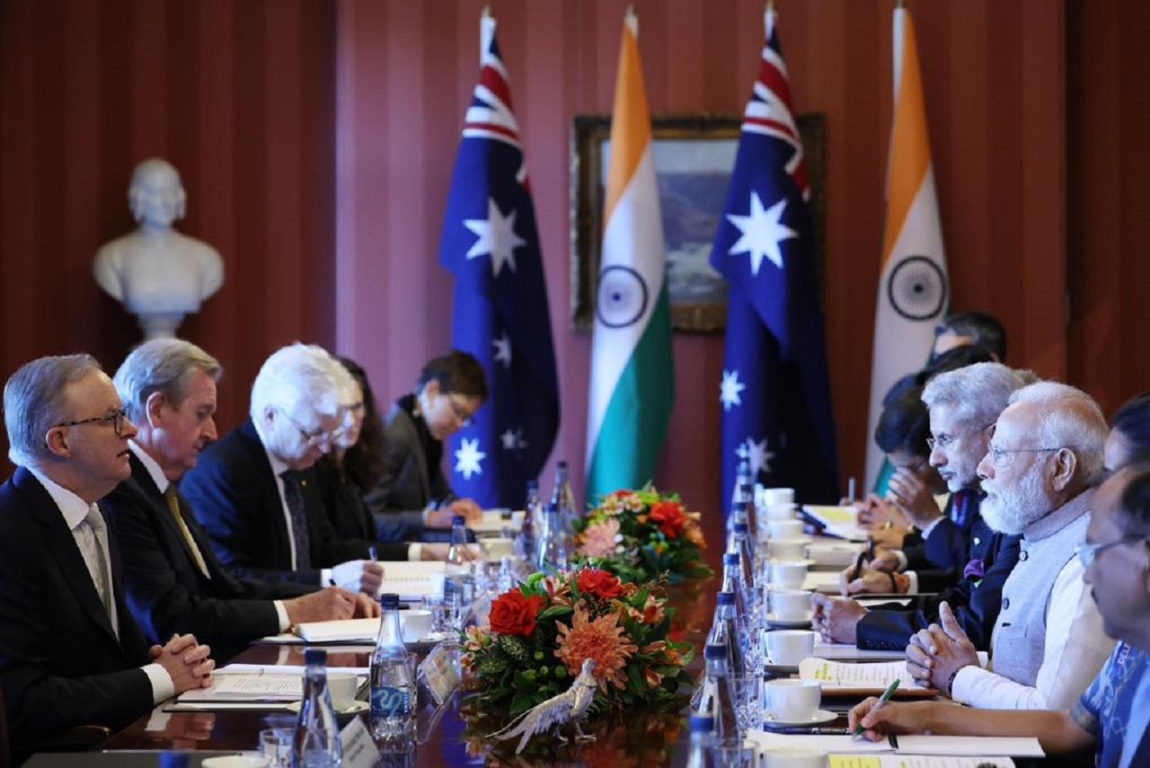 Prime Minister Narendra Modi on Wednesday raised with his Australian counterpart Anthony Albanese India's concerns over the recent incidents of attacks on temples in Australia and activities of pro-Khalistani elements in that country