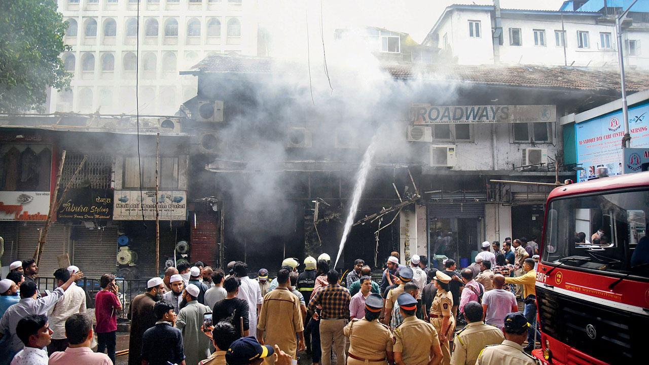 Mumbai: Mohd Ali Road shop gutted, none injured