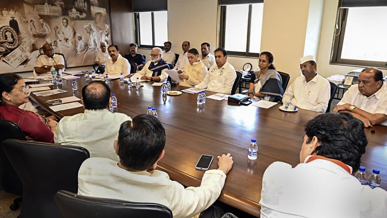 The organisational matters of NCP were also discussed, party chief spokesperson Mahesh Tapase said